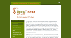 Desktop Screenshot of bendtrendhomes.com